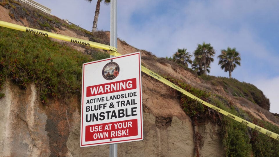 A wrongful death lawsuit alleges city and state officials failed to properly maintain the bluffs, contributing to a fatal collapse on Aug. 2, 2019, at Grandview Beach. Stock photo