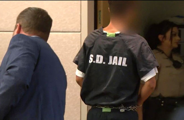 Nicholas Piazza, 20, was sentenced to eight years in prison for molesting children at his mother's swim school in San Marcos. Screenshot/CBS8