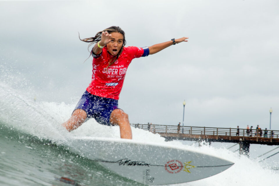 Don't miss this year's Super Girl Surf Pro on Sept 23 & 24 at Oceanside pier. Photo by Steinmetz