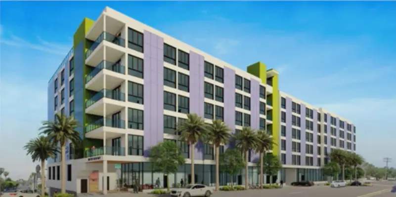 A rendering of the Sunsets mixed-use project. Courtesy photo