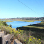 Del Mar officials recently approved plans to extend the River Path along the San Dieguito Lagoon another 2,000 feet southeast of the Old Grand Avenue Lookout, shown Thursday. Photo by Laura Place