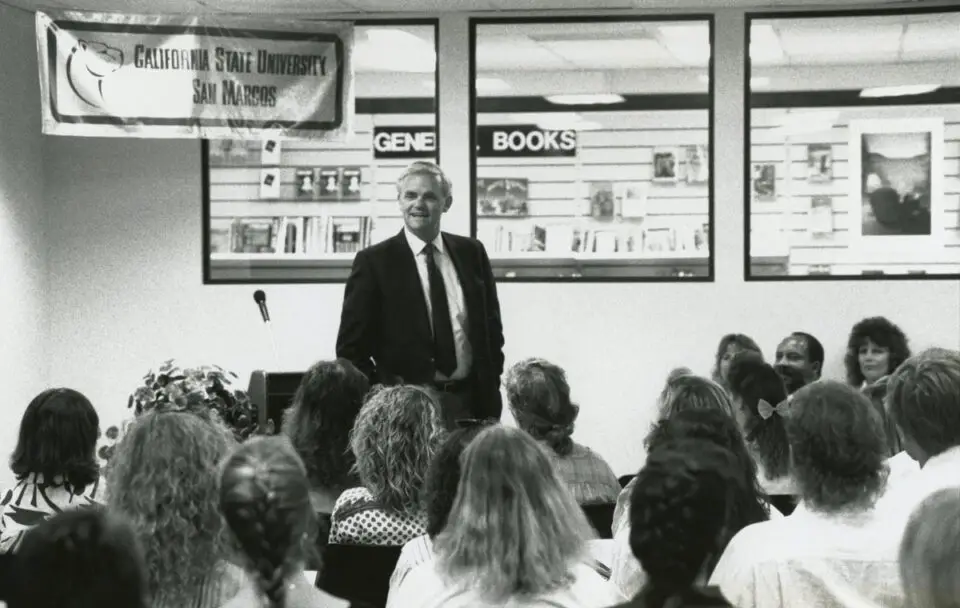 Cal State San Marcos founding president Dr. Bill Stacy, pictured in an undated photo, died on Jan. 4. Courtesy photo/CSUSM