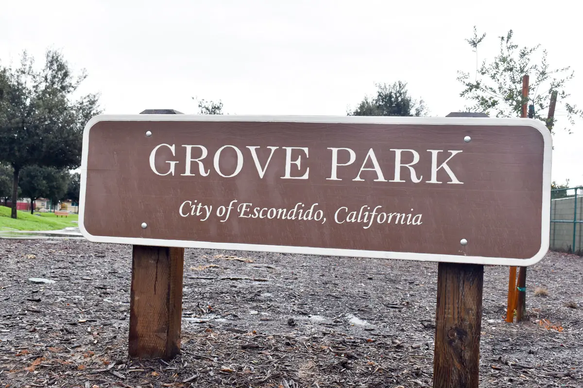 Escondido’s Grove Park will be the site of future splash pads. Photo by Samantha Nelson