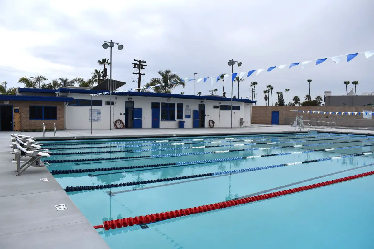Local officials hosted a Feb.26 ribbon-cutting ceremony for the newly renovated Brooks Street Swim Center in Oceanside. Photo by Samantha Nelson