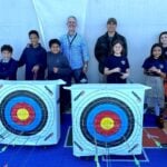 Ten students from Baypoint Preparatory Academy will head to Utah next month to compete in the Western Nationals tournament of the National Archery in the Schools Program in Utah in April. Courtesy photo