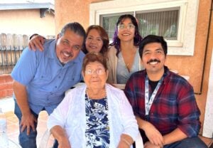 The Becerra family pictured in 2023 (from left) Ricardo and Maria, their children Maricela and Jose, and Ricardo’s late mother Micaela. Photo via Facebook