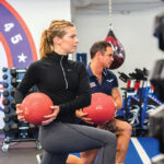 owner jason durrant during a training session at F45, which means “functional 45-minute workout.” Courtesy photo