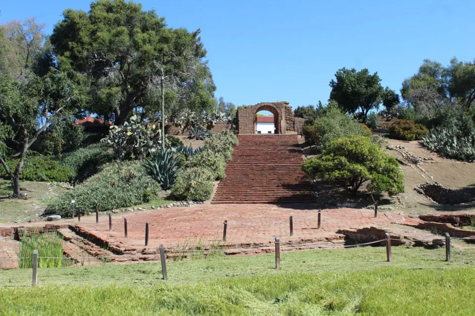 The lavandería is a designated archeological site located on the grounds of the historic Mission San Luis Rey de Francia in Oceanside. Photo by Samantha Nelson