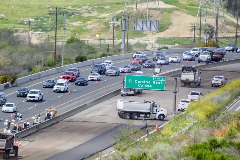 Photos taken during the westbound lane closures on the SR-78 between College Boulevard and El Camino Real in Oceanside. File photo/The Coast News