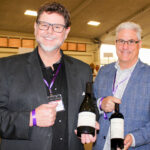 Cory Rowin, left, of Jackson Family Wines, and Chris Cooke, of Regal Wine Co., at this year's Family Winemakers of California's tasting showcase in Del Mar. Photo by Rico Cassoni