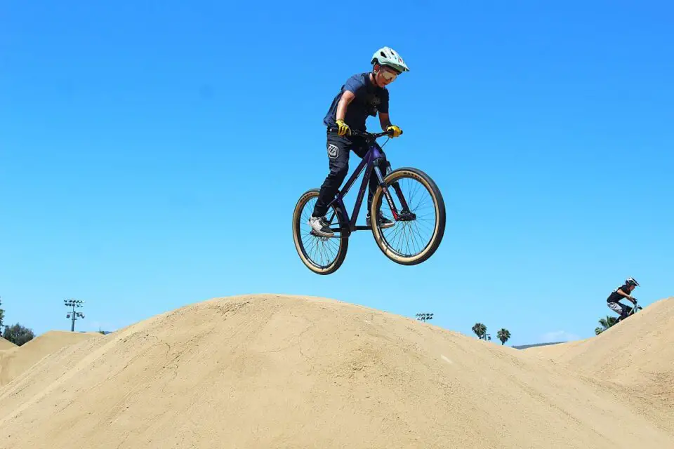 Riders enjoy the newly-opened Bradley Bike Park in San Marcos. Photo by Leo Place