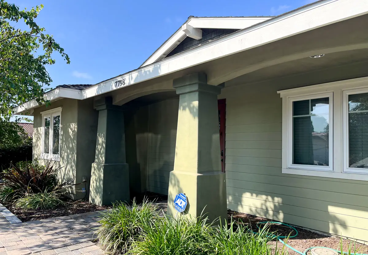 The home on Madrilena Way has a newly converted ADU garage in the La Costa neighborhood of Carlsbad. Photo by Jordan P. Ingram