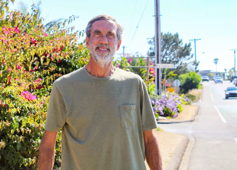 For over a decade, Encinitas resident Steve Nortons has been advocating for pedestrian safety improvements along La Costa Avenue. Photo by Fiona Bork