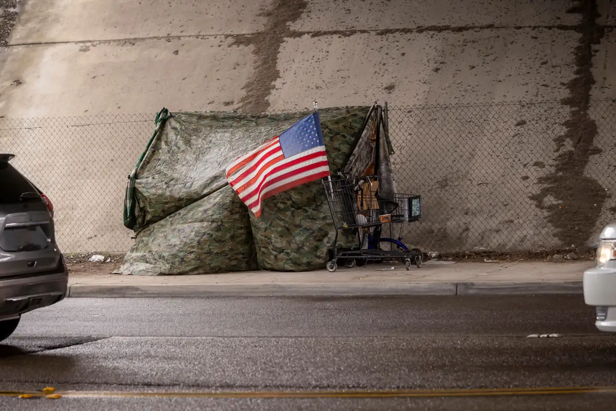 A state grant will be distributed between Oceanside and Carlsbad to help fund the removal of encampments in specific areas while providing services to homeless occupants of those sites. Photo by Frank Armstrong