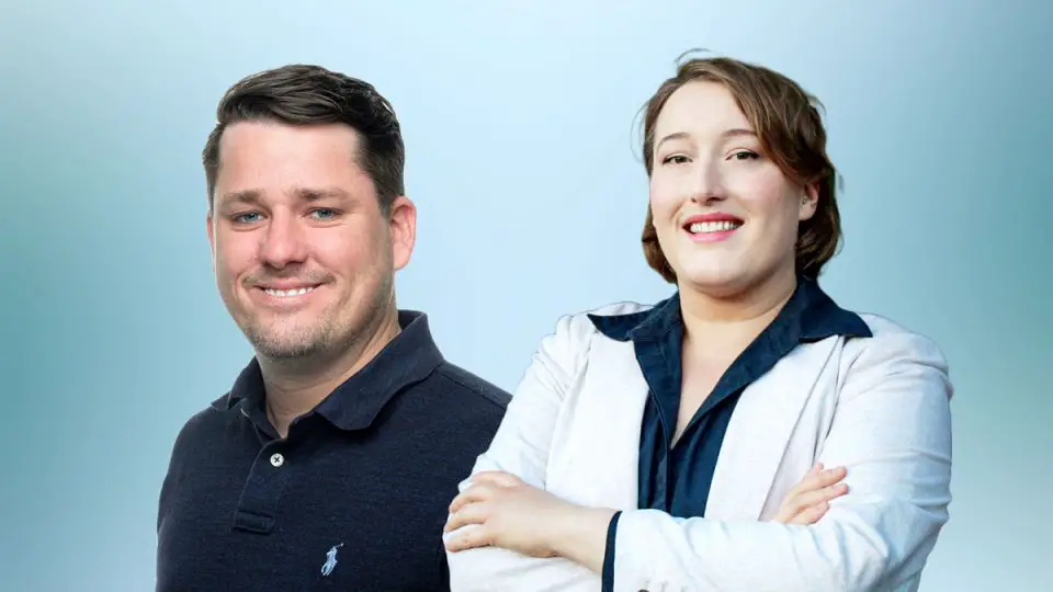 Candidates Jeff Fox and incumbent Katie Melendez are poised to win their bids for seats on the Vista City Council. The Coast News graphic