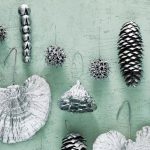 Create silver and gold shimmery ornaments from your yard. Courtesy photo/Martha Stewart