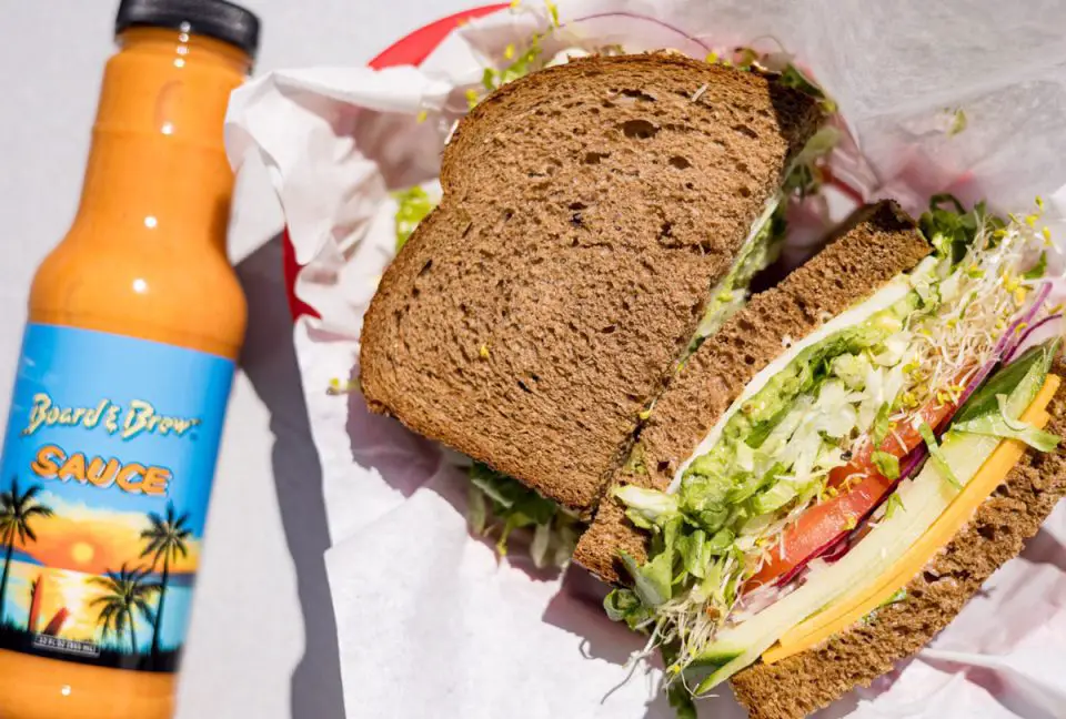 Board and Brew offers a well-crafted sandwich with fresh ingredients and hefty portions. Courtesy photo/Board and Brew