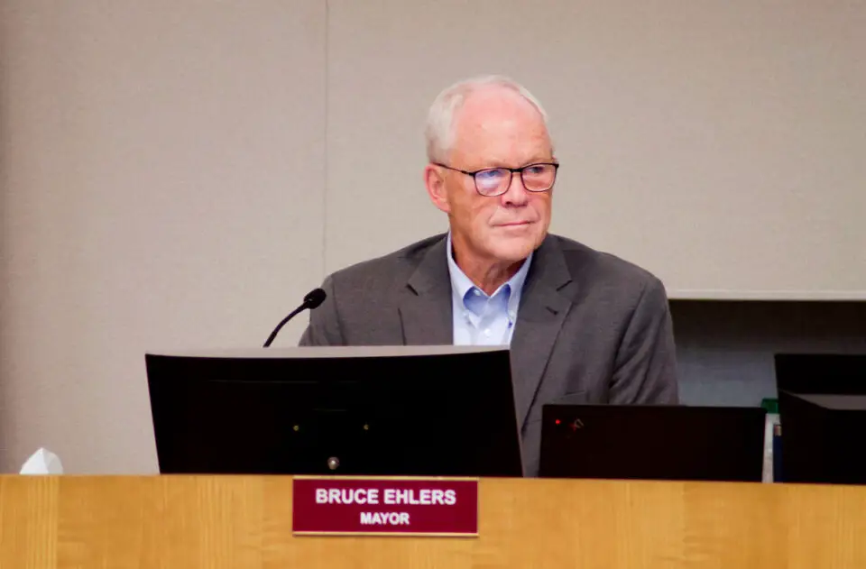 Mayor Bruce Ehlers acknowledged that the Santa fe Drive project had not met expectations. Photo by Walker Armstrong