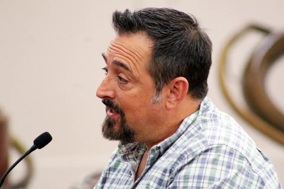 JP Theberge, an Escondido Creek Conservancy board member, supports the city’s efforts to clean up a homeless encampment believed to have contaminated Escondido Creek near Harmony Grove. Photo by Samantha Nelson