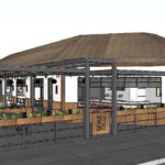 The Encinitas Planning Commission approved plans for a Craft Coast Brewery and Taco Stand to replace the former Filiberto's restaurant near the corner of D Street and Coast Highway 101. Courtesy renderings