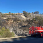 Cal Fire officials reported that the Lilac Fire's forward rate of spread has been stopped. Courtesy photo/Cal Fire