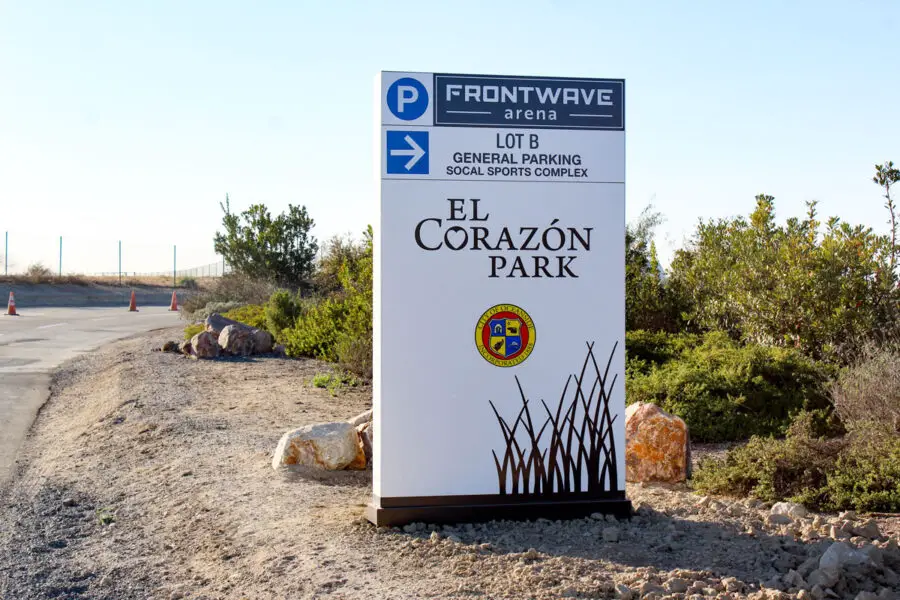 The city of Oceanside is looking to designate El Corazon Park, a former sand mining site, as parkland. Photo by Samantha Nelson