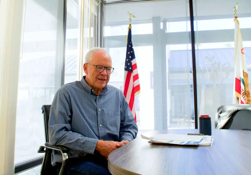 During his two-year term, Mayor Bruce Ehlers plans to prioritize local control, infrastructure improvements, and practical governance in Encinitas. Photo by Walker Armstrong