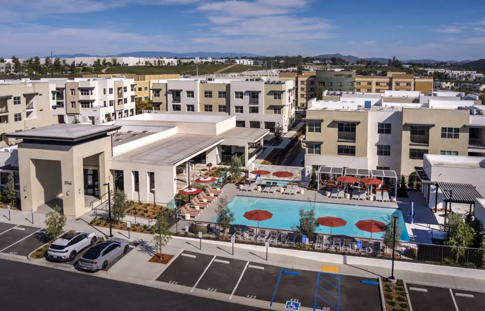 Luma at El Corazon is the first apartment complex to open in Oceanside's El Corazon Park. Photo courtesy of Sudberry Properties.