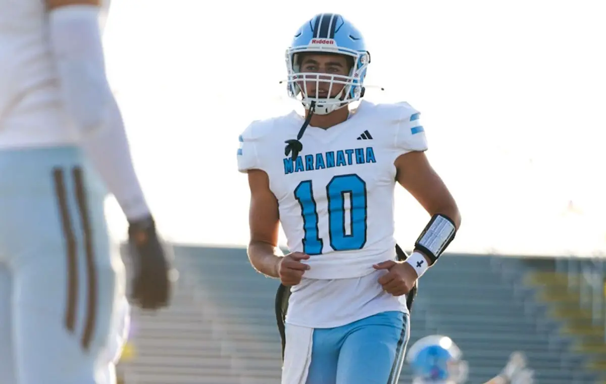 Carlsbad's Jake Locker played quarterback at Maranatha Christian School near 4S Ranch. Courtesy photo/Hudl