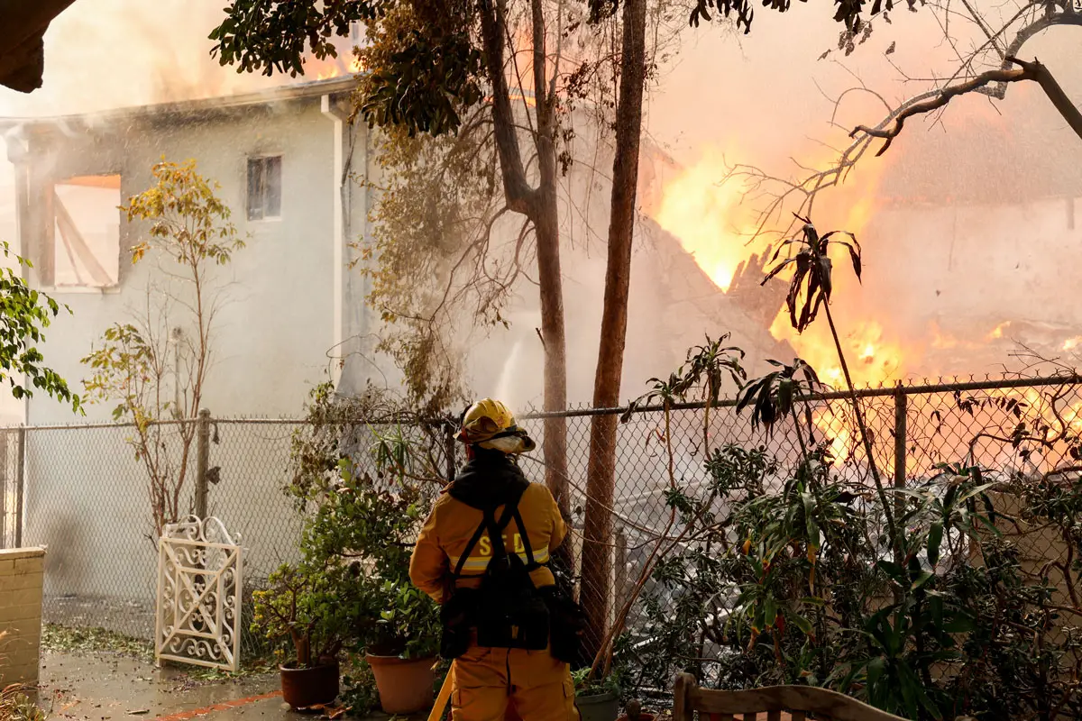 Insurance carriers taking heavy losses over the last month will likely leave California. Photo by Cal Fire