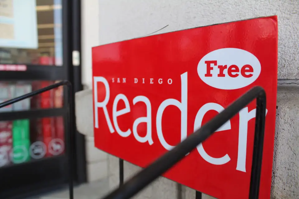 The San Diego Reader, a free alt-weekly newspaper, is shifting to digital-only, ending the publication's 52-year run in print. Photo by Jordan P. Ingram