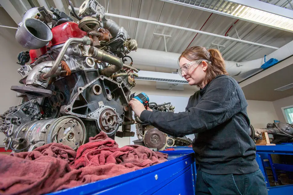 The automotive technology program at Palomar College in San Marcos includes around 200 students each semester. Courtesy photo/Palomar College