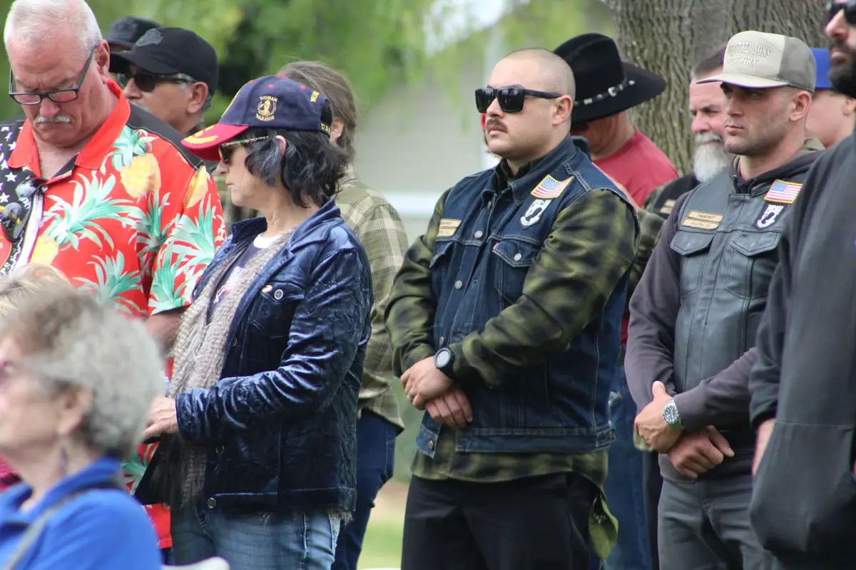 More than 100 visitors attended a Memorial Day ceremony on May 26 in Fallbrook. Photo by Samantha Nelson