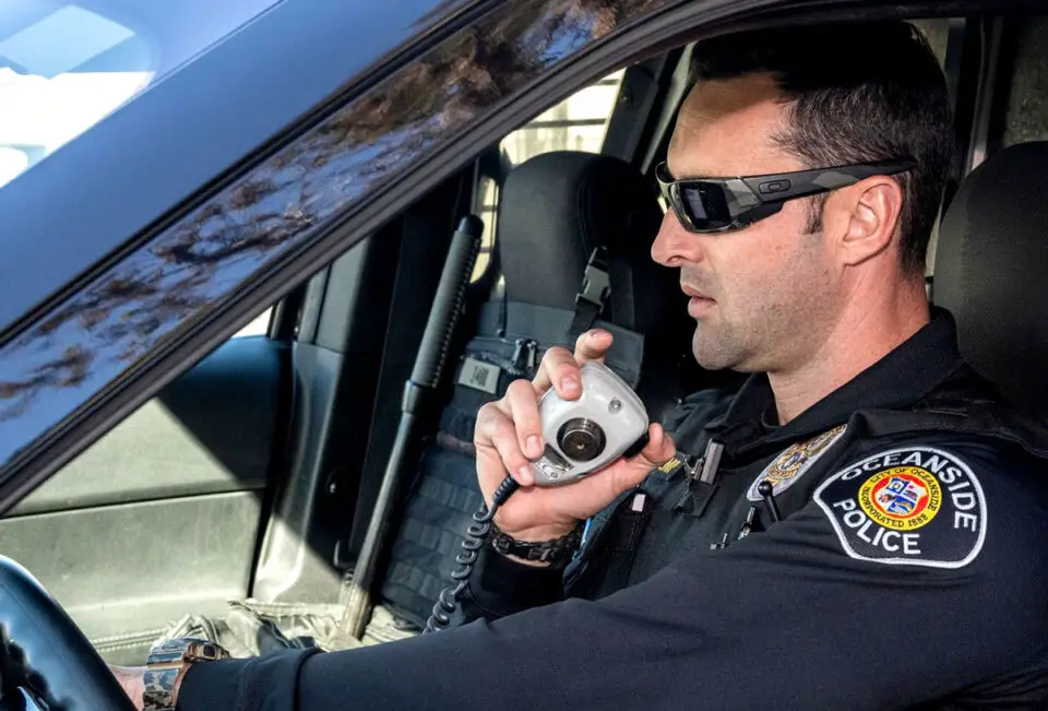 The Oceanside Police Department will also incorporate Axon’s automatic license plate reader software into existing in-car cameras. Courtesy photo/OPD