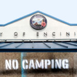 Former Encinitas officials quietly pulled a state grant application to help cleanup homeless encampments.