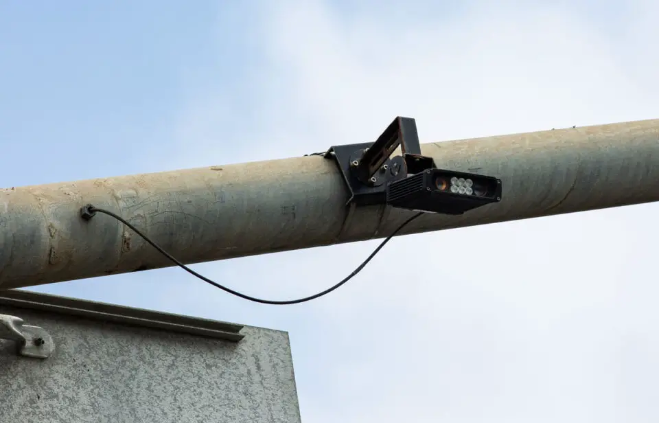 A license plate reading camera in neighboring Carlsbad. File photo/The Coast News
