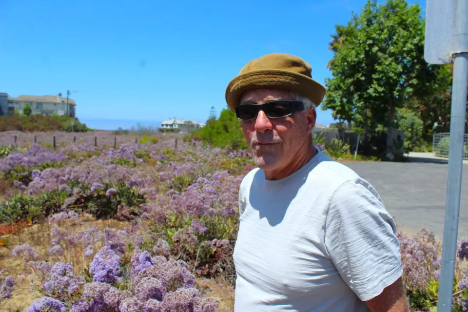 John Levy is pictured near his home along the Buena Vista Lagoon in Carlsbad. He is currently fighting the California Coastal Commission over alleged violations of a coastal development permit, including limiting public access to the lagoon. Photo by Leo Place