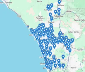 Google Map of Coast News drops
