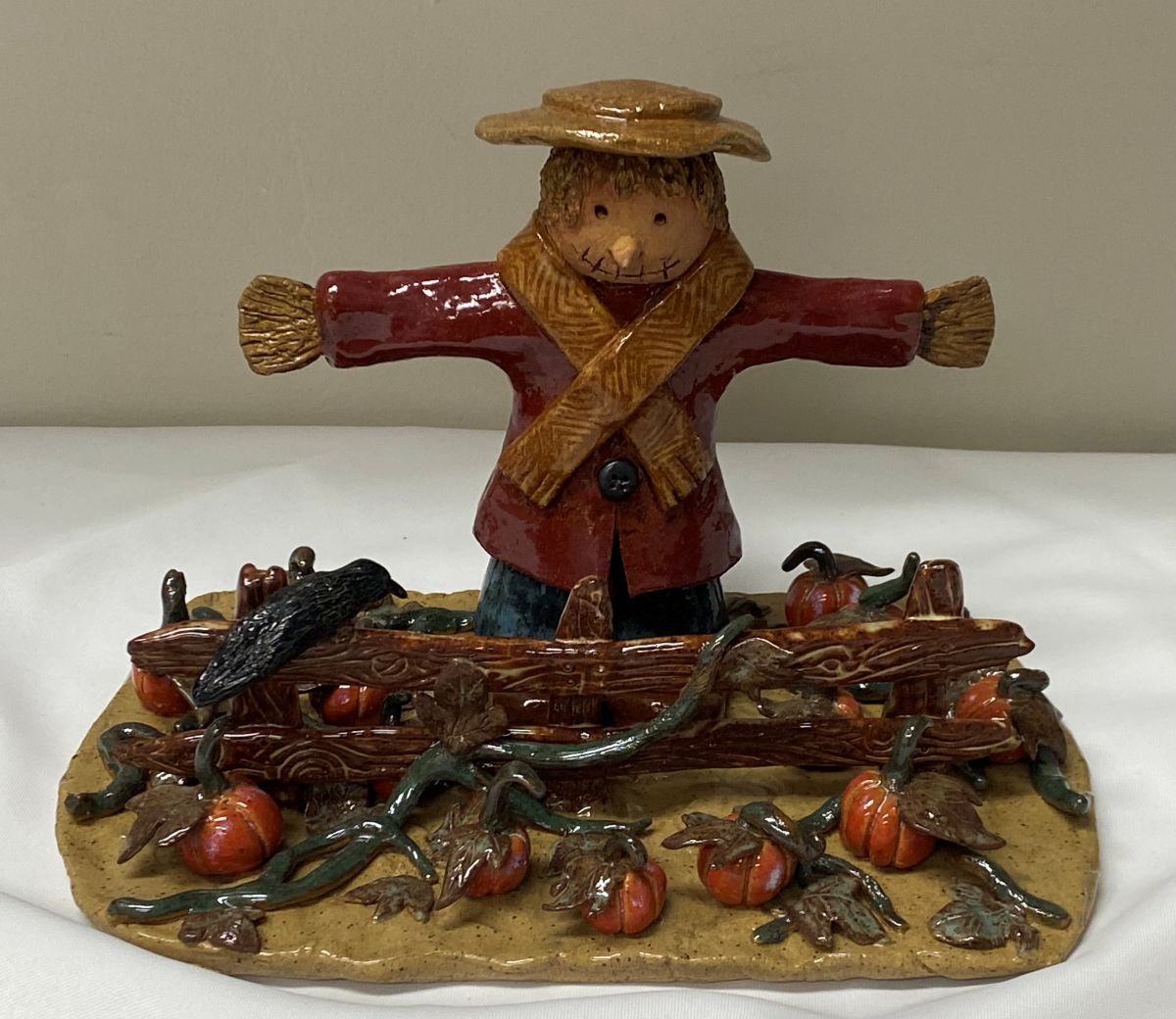 “Autumn in the Country” by Celeste Walker of Fallbrook won first place in the three-dimensional category of the Hello Autumn! Art Competition. Courtesy photo