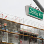 Crews continue construction of housing along Encinitas Boulevard. Photo by Jordan P. Ingram