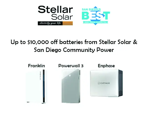 Qualifying homeowners can receive rebates of up to $10,000 toward the purchase and installation of a solar battery system. Courtesy photo