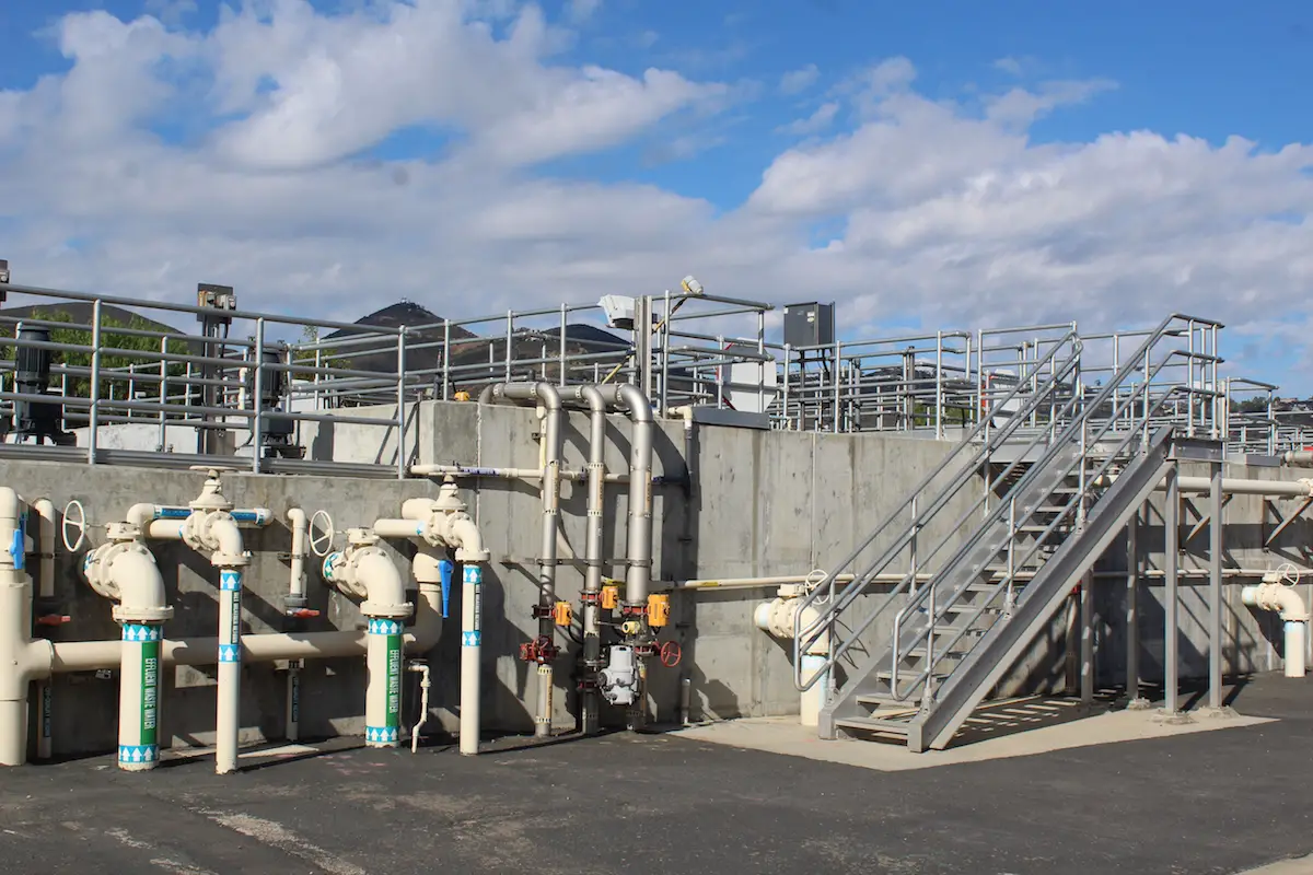 A new solar panel canopy is expected to be built over the Harmony Grove Village Water Reclamation Facility in the next six months. Photo by Samantha Nelson