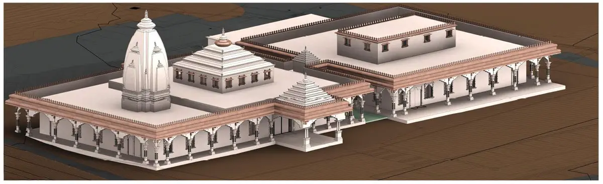 A rendering of the future ISKCON of Escondido temple. Courtesy photo