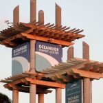 The Oceanside Transit Center at sunset on Nov. 24. Last week, the Oceanside City Council approved the transit center's redevelopment. Photo by Samantha Nelson