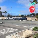 An intersection along Santa Fe Drive near San Dieguito Academy in Encinitas. Photo by Cameron Adams