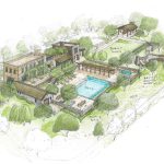An artist's sketch of the recently approved Harmony Grove Village South project near Escondido. Courtesy image