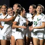 The La Costa Canyon girls’ soccer team returns much of its roster from last year’s CIF-San Diego Section Division II championship run under coach Jake Rowley. Courtesy photo/La Costa Canyon