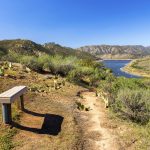 A view of Lake Hodges and Bernardo Mountain. The county will raise its park fees next month. Photo by Autumn Sky