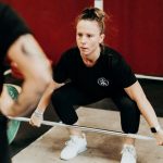 San Marcos nurse Natasha Henson has returned from shoulder surgery to continue pursuing competitive Olympic-style weightlifting. Photo by Gloria Torres Photography