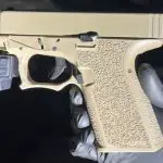 During a search of of the suspect's residence, sheriff's deputies seized a ghost gun. Courtesy photo/Sheriff's Office
